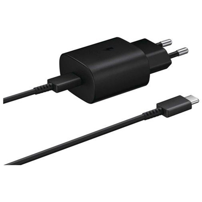 Afbeelding van Samsung USB C Snellader 25W + kabel EP TA800 Black