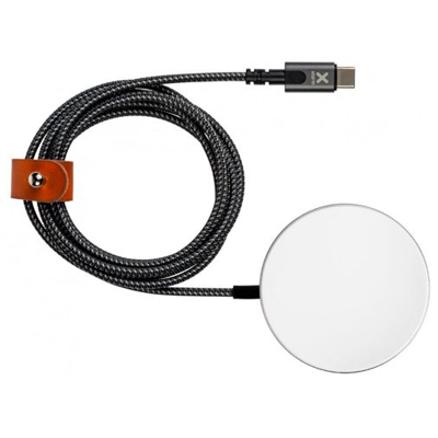 Billede af Xtorm MagSafe Trådløs Oplader + USB C Kabel 1,2m Hvid