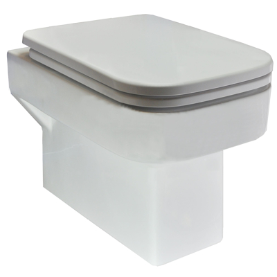 Afbeelding van Mueller Cube wc pot met softclose zitting diepspoel wit