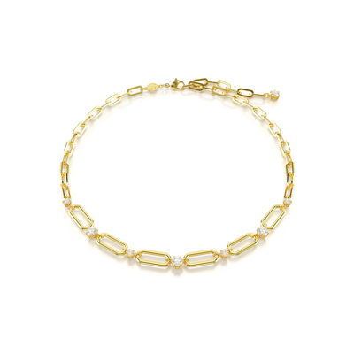 Afbeelding van Swarovski Constella Necklace Chain Ketting goldcoloured, Dames, Maat: One Size, Gold coloured
