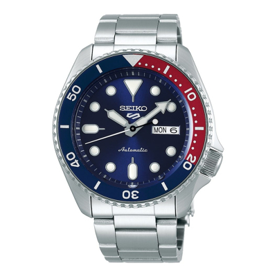 Afbeelding van Seiko heren 5 Sports Automatic horloge SRPD53K1 in de kleur Zilver