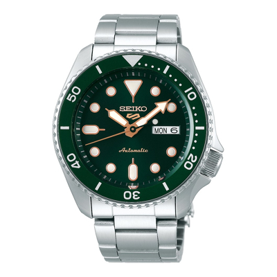 Afbeelding van Seiko heren 5 Sports Automatic horloge SRPD63K1 in de kleur Zilver