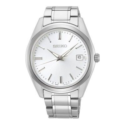 Afbeelding van Seiko heren New LInk horloge SUR307P1 in de kleur Zilver