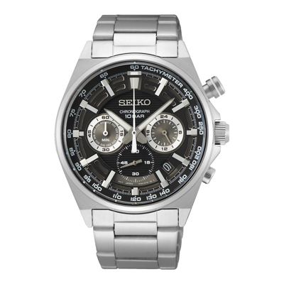 Afbeelding van Seiko heren New Link horloge SSB397P1 in de kleur Zilver