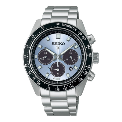 Afbeelding van Seiko SSC935P1 Prospex Speedtimer Solar horloge Zilverkleur