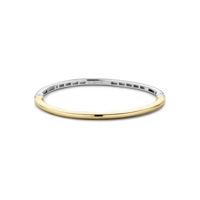 Afbeelding van Ti Sento Milano 2889SY Armband Bangle zilver goudkleurig 3,3 x 66 mm 21 cm