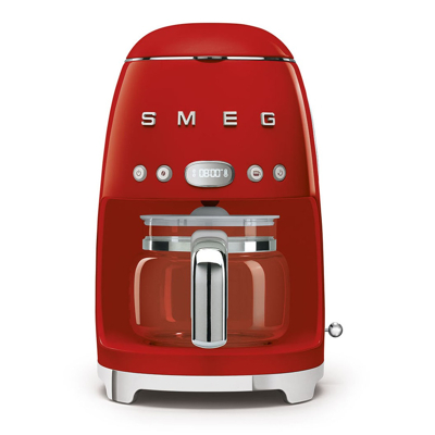 Afbeelding van Filterkoffiemachine Smeg DCF02 50 Style Rood