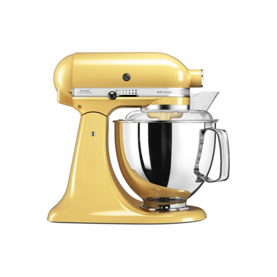 Afbeelding van KitchenAid Keukenmachine Artisan kantelbare kop pastel geel 4.8 liter 5KSM175PSEMY