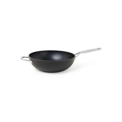 Afbeelding van KitchenAid Forged Hardened Aluminium wokpan Ø30 cm Zwart