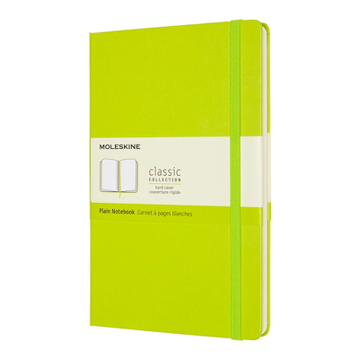 Afbeelding van Notitieboek Moleskine large 130x210mm blanco hard cover lemon green