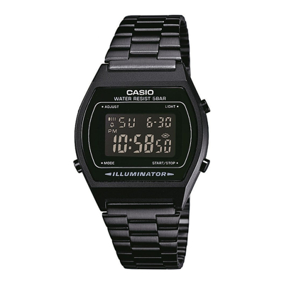 Afbeelding van Casio heren Horloge Retro B640WB 1BEF in de kleur Zwart