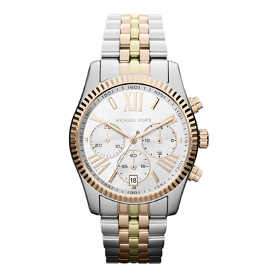 Afbeelding van Michael Kors dames Lexington horloge MK5735 in de kleur Zilver
