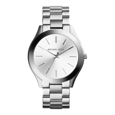 Afbeelding van Michael Kors dames Runway horloge MK3178 in de kleur Zilver