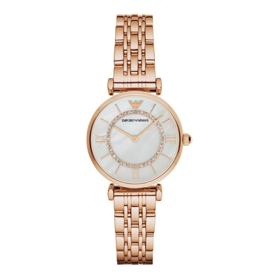 Afbeelding van Emporio Armani dames Horloge AR1909 in de kleur Roségoud
