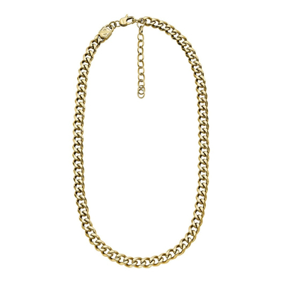 Afbeelding van Fossil Ketting goldcoloured, Heren, Maat: One Size, Gold coloured