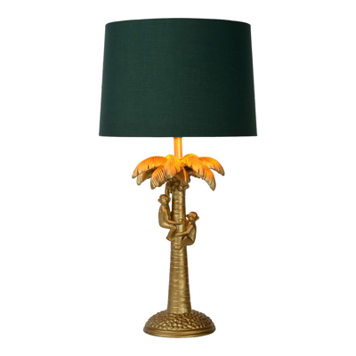 Afbeelding van Lucide Tafellamp Coconut mat goud