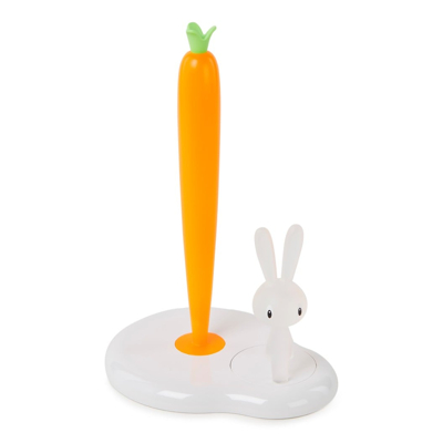 Afbeelding van Keukenrolhouder Alessi Bunny &amp; Carrot White