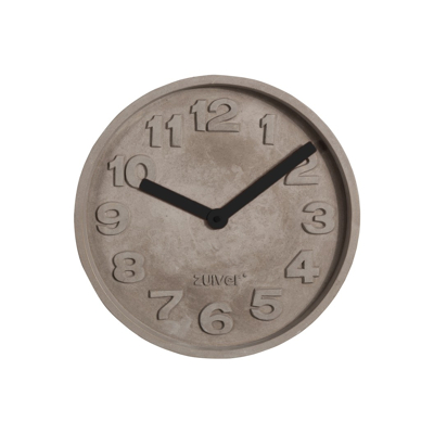 Afbeelding van Zuiver Concrete Time klok (Ø30 cm)