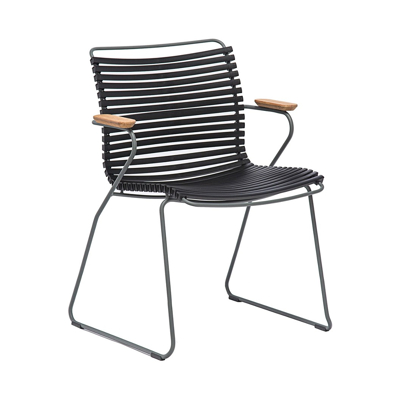 Afbeelding van Tuinstoel Houe Click Dining Chair Armrests Black