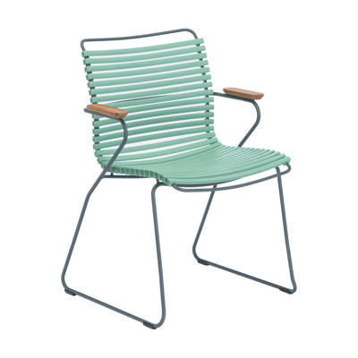 Afbeelding van Tuinstoel Houe Click Dining Chair Armrests Dusty Green