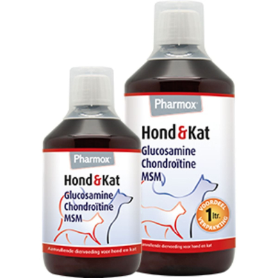 Afbeelding van Pharmox Hond &amp; Kat Glucosamine Chondroitine / MSM 1000 ml