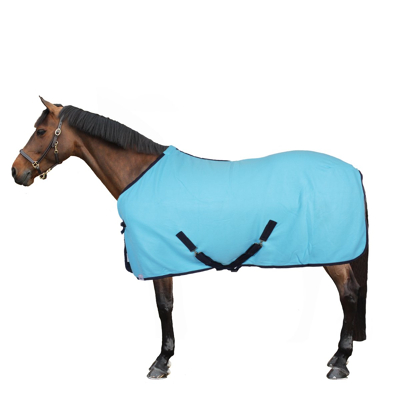 Image de Harry&#039;s Horse Couverture Fleece Colors turquoise Longueur du dos: 125 cm &amp; bas 175