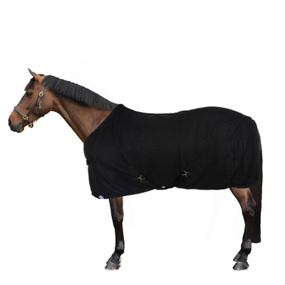 Image de Harry&#039;s Horse Couverture Fleece Colors zwart Longueur du dos: 125 cm &amp; bas 175
