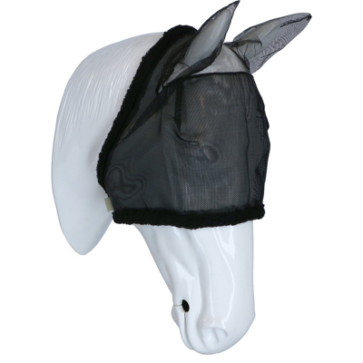 Afbeelding van Harry&#039;s Horse Vliegenmasker met oren Zwart XL