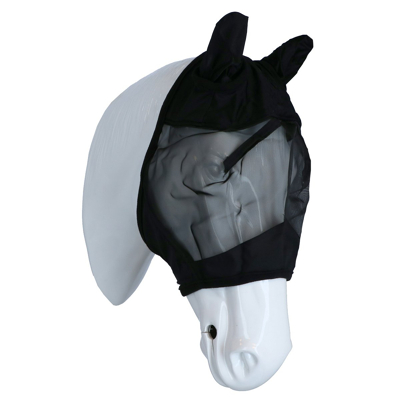 Afbeelding van Waldhausen Vliegenmasker Premium met Oren Zwart Pony