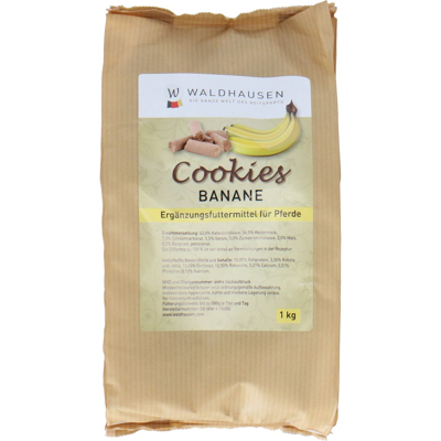 Afbeelding van Waldhausen Cookies 1 kg Paardensnack Banaan