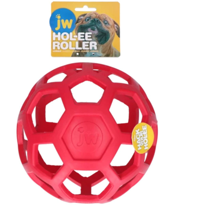 Afbeelding van Hondentraktatie HOL EE Roller Jumbo 19 cm rood