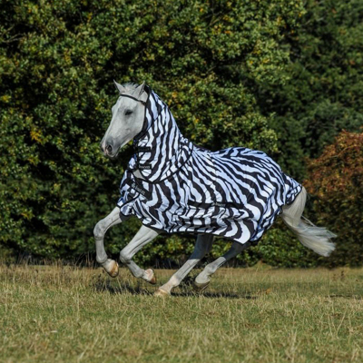 Image de Bucas Sweet itch Zebra deken zwart/wit maat:195