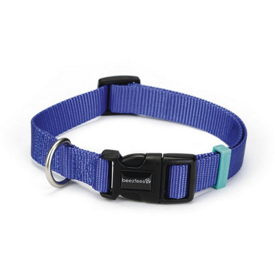 Afbeelding van Honden halsband nylon blauw 15x 26 40