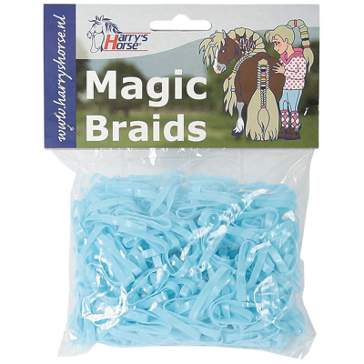 Image de Harry&#039;s Horse Petits Élastiques Magic Braids Petite Poche Bleu clair