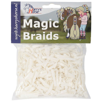 Image de Harry&#039;s Horse Petits Élastiques Magic Braids Petite Poche Blanc