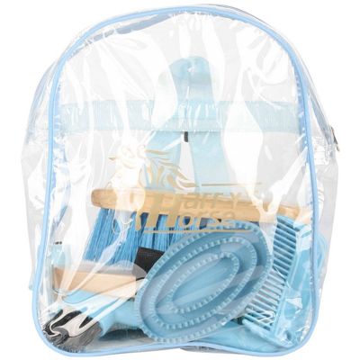 Afbeelding van Harry&#039;s Horse Backpack grooming kit One Size Lichtblauw