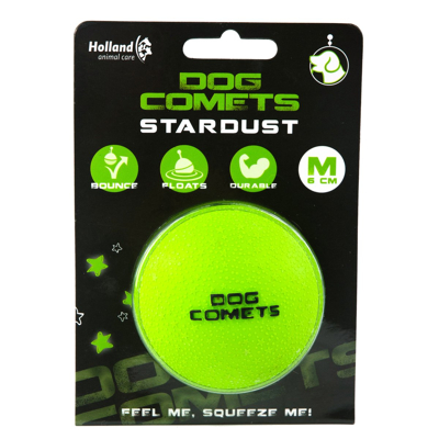 Afbeelding van Dog Comets Ball Stardust Medium Hondenspeelgoed Groen