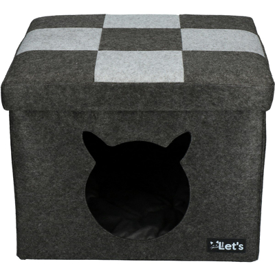 Image de Let&#039;s Sleep Pet Cube Gris