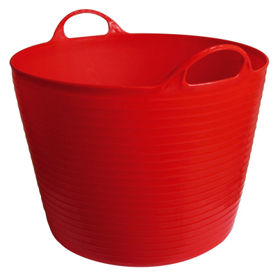 Afbeelding van Flexibele mand rood 42 liter