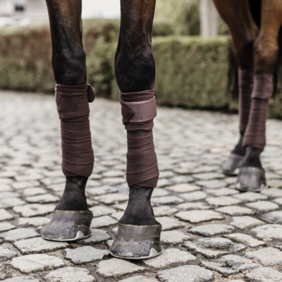 Image de Kentucky Horsewear Bandages Fleece Polaire Marron Full