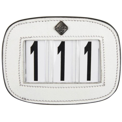 Image de LeMieux Numéros de Concours Saddle Pad Blanc