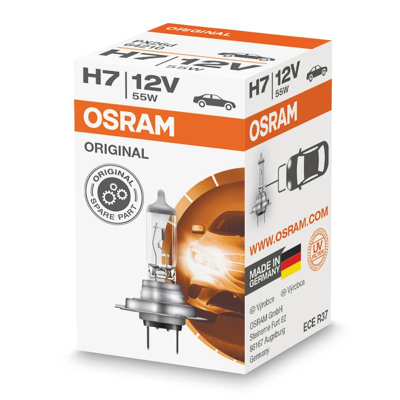 Abbildung von OSRAM 64210L Glühlampe, Fernscheinwerfer H7 12V 55W 3200K Halogen AUDI: A6 C7 Avant, C6 Saloon, A3 Sportback, BMW: 5 X5, 7