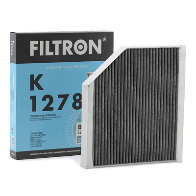 Abbildung von FILTRON K 1278A Innenraumfilter Aktivkohlefilter 241, 145 279 35 AUDI: A4 B8 Avant, A5 Cabrio, Coupe, PORSCHE: Macan