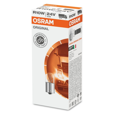 Abbildung von OSRAM ORIGINAL LINE 5637 Glühlampe, Kennzeichenleuchte 24 10 R10W BA15s