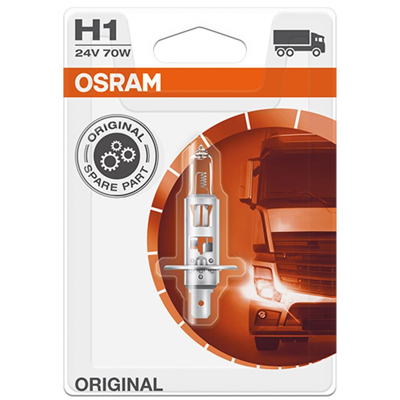 Image de OSRAM 64155 01B Ampoule, projecteur longue portée H1 24V 70W 3200K Halogène RENAULT TRUCKS: T Serie, Midlum, MERCEDES BENZ: AROCS, ACTROS MP4