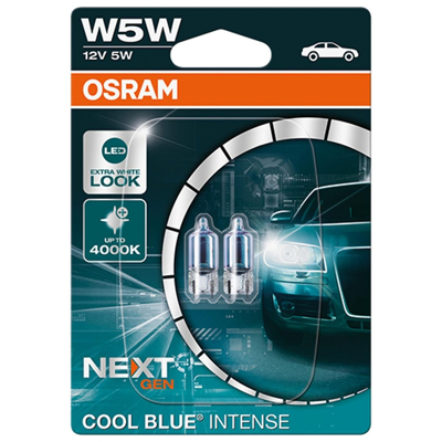 Image de OSRAM COOL BLUE INTENSE next Generation 2825CBN 02B Ampoule, feu clignotant 12 5 W5W RENAULT: Clio 4, 3, V 3/5 portes