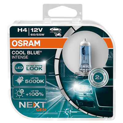 Abbildung von OSRAM 64193CBN HCB Glühlampe, Fernscheinwerfer H4 12V 60/55W 5000K Halogen VOLKSWAGEN: GOLF 2, Passat B5 Estate, Transporter 4