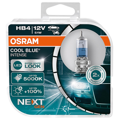 Afbeelding van Osram HB4 12V 51W P22d Cool Blue Intense (NEXT GEN) 2 Stuks