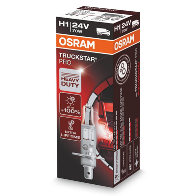 Afbeelding van Osram H1 Halogeenlamp 24V 70W P14.5sTruckstar Pro