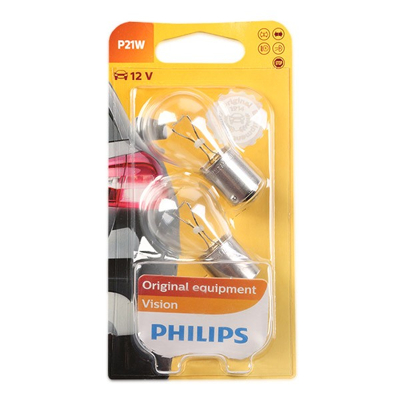 Afbeelding van Philips P21W Halogeen lamp 12V BA15s Standard